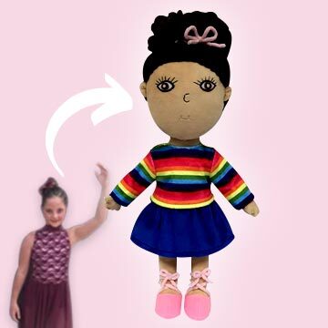 Kid's look a like plush doll