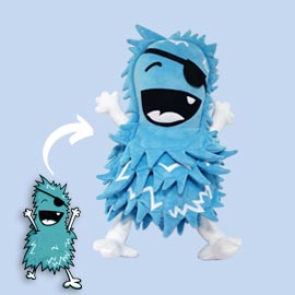 Turn favorite book character into a stuffed animal Book character into plush