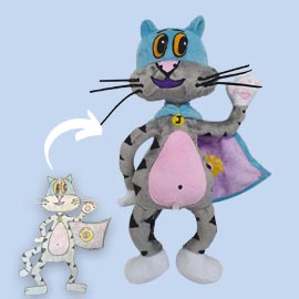 Custom stuffed animals from kid's drawing Kid's drawing turned into a stuffed animal